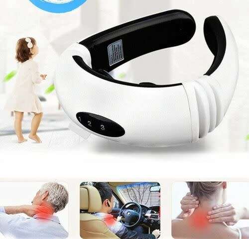 Cervical Vertebra Physiotherapy Instrument Electric Pulse Massage Ring Traction