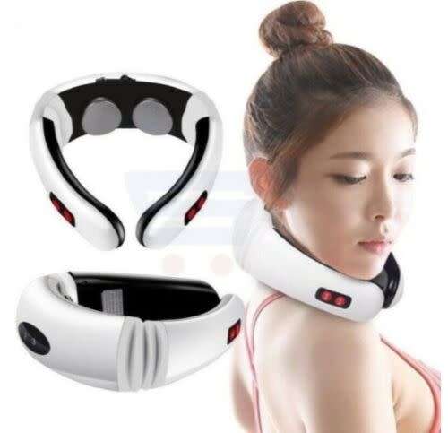 Cervical Vertebra Physiotherapy Instrument Electric Pulse Massage Ring Traction