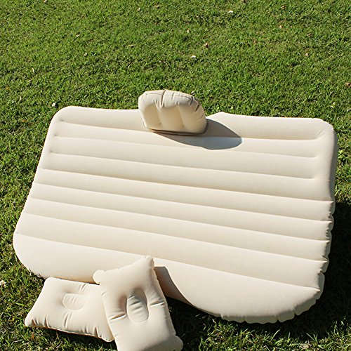 Car Air Bed Inflatable Mattress Back Seat Cushion Two Pillows For Travel Camping