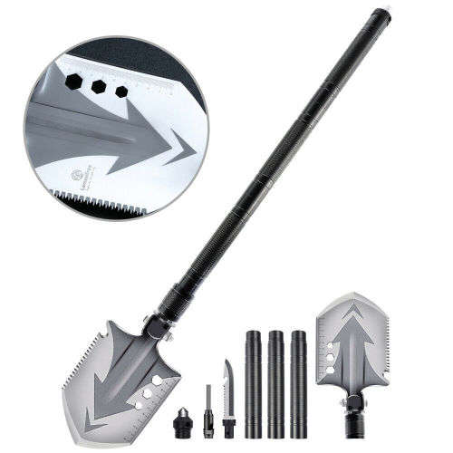 Military Tactical Multifunction Shovel Strong Detachable Outdoor Survival Tool
