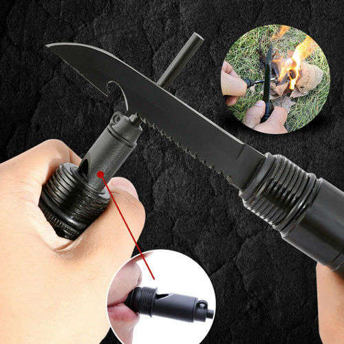 Military Tactical Multifunction Shovel Strong Detachable Outdoor Survival Tool