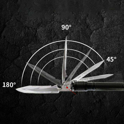Military Tactical Multifunction Shovel Strong Detachable Outdoor Survival Tool