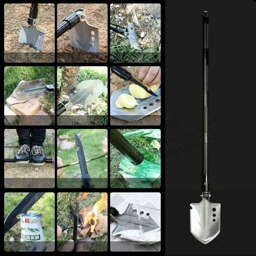 Military Tactical Multifunction Shovel Strong Detachable Outdoor Survival Tool
