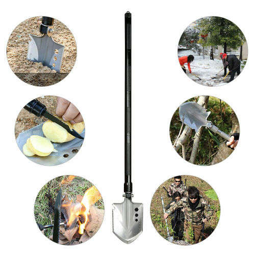 Military Tactical Multifunction Shovel Strong Detachable Outdoor Survival Tool