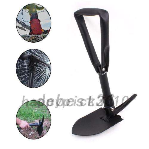 Multi-function Folding Spade Shovel Emergency Survival Camping Military Tool