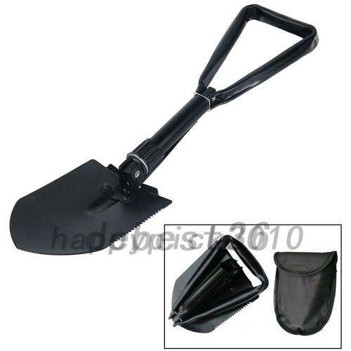Multi-function Folding Spade Shovel Emergency Survival Camping Military Tool