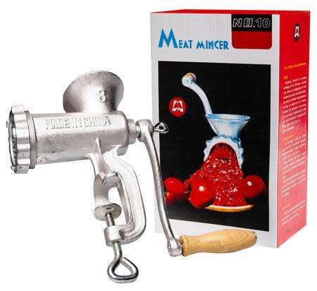 Meat Grinder with Tabletop Clamp- Cast Iron Meat Mincer and Sausage Maker Inc...