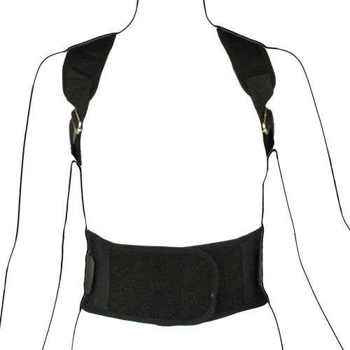 Adjustable Posture Corrector Back Support Shoulder Lumbar Brace Belt Men Women