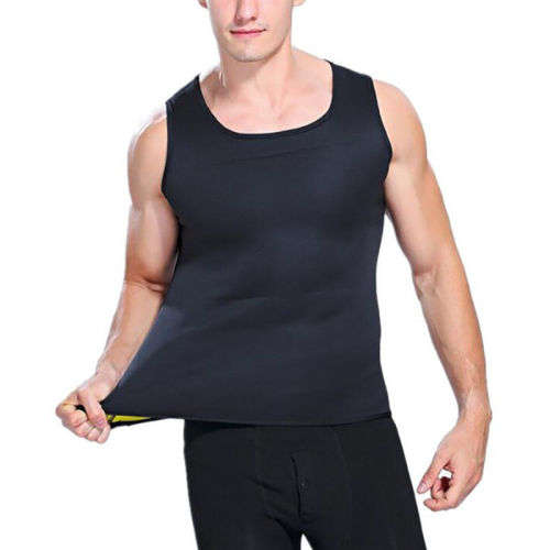 Mens Gym Sauna Sweat Suit Body Shaper Belly Tummy Trimmer Slimming Shirt Corset ( Only XL/XXL)