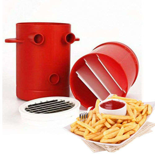 Fries Maker Copper Potatoes Slicers French Jiffy Cutter Machine