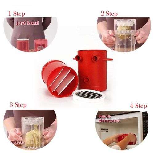 Fries Maker Copper Potatoes Slicers French Jiffy Cutter Machine