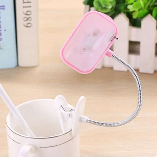 1X(LED Book Light Flexible Portable Mini Adjustable Clip-on Reading Lamps G E3K1