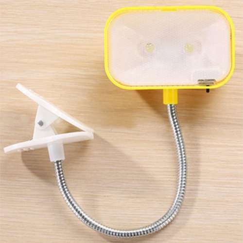 1X(LED Book Light Flexible Portable Mini Adjustable Clip-on Reading Lamps G E3K1