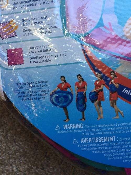 SWIMWAYS SWIM STEP 1 BABY SPRING FLOAT SUN CANOPY AGES 9-24 MONTHS