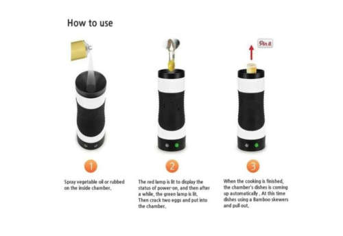 New Egg Master Vertical Egg Cooker in WHITE