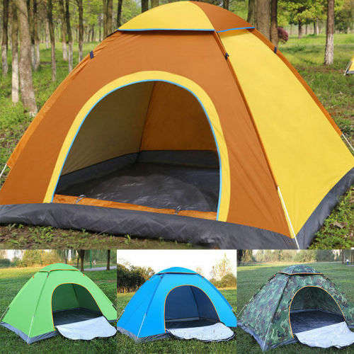 3 Person Waterproof Camping Tent Automatic Pop Up Quick Shelter Outdoor Hiking