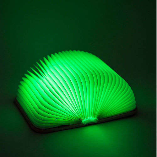 Mini USB Rechargeable LED Folding Colorful Book Lamp Night Light Table Lamp Gift