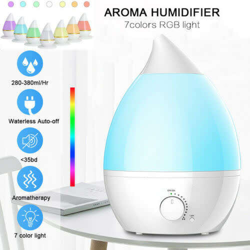 HOT Ultrasonic Home Aroma Humidifier Air Diffuser Purifier Lonizer Atomizer DI
