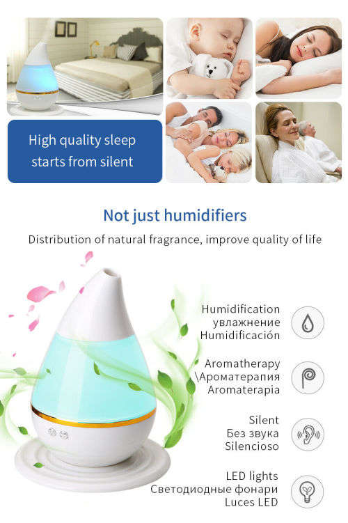 HOT Ultrasonic Home Aroma Humidifier Air Diffuser Purifier Lonizer Atomizer DI