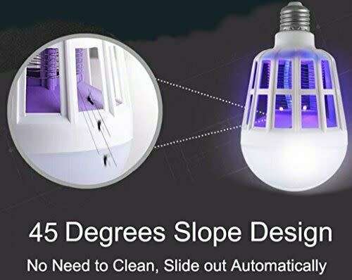 Mosquito Killer led Bulb 2 in 1 Light Fly Insect Bug trap Zapper Lamp E27 1PCS