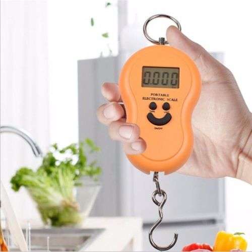 50kg/10g Portable Electronic Scale LCD Digital Hanging Luggage Weight Hook Scale