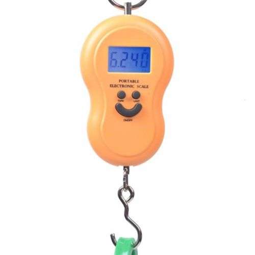 50kg/10g Portable Electronic Scale LCD Digital Hanging Luggage Weight Hook Scale