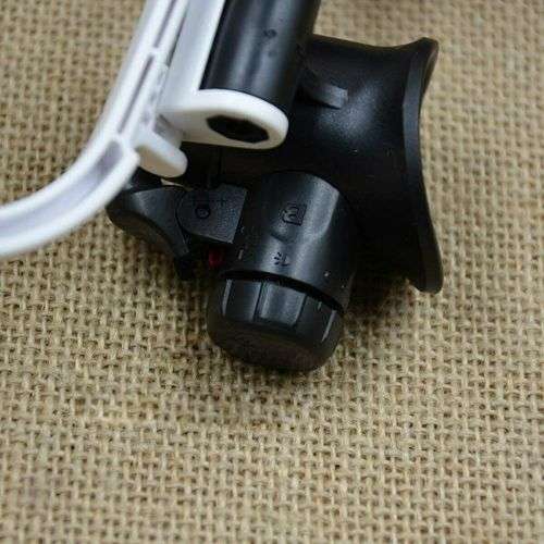 8X23X Magnification Head Wearing LED Magnifier Glass For Watch Jewelry Repair