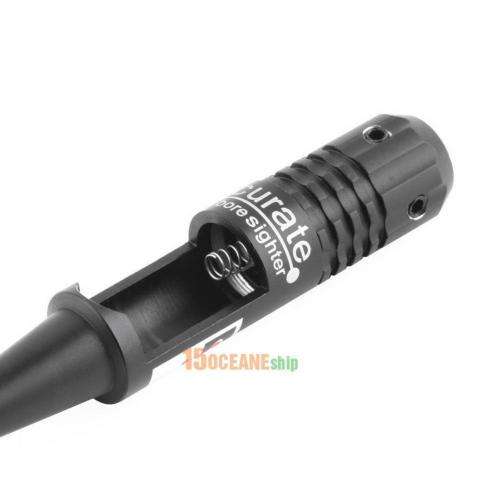 Red Laser Bore Sight Kit Boresighter for .22 to .50 Caliber Handgun Rifles Tool