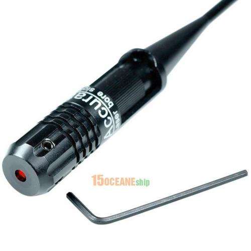 Red Laser Bore Sight Kit Boresighter for .22 to .50 Caliber Handgun Rifles Tool