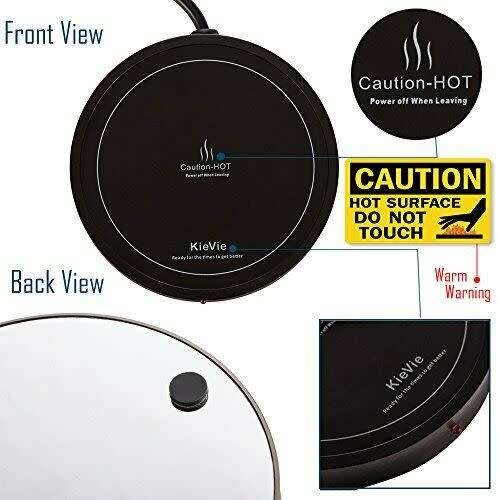 Coffe Mug Warmer Electric Cup Beverage For Desk/Office/Coffe/Tea W Sh Black