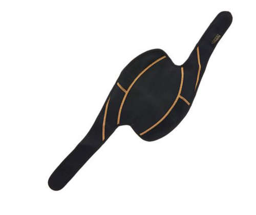 Copper Fit Rapid Relief Knee Wrap With Hold/Cold Therapy, Black