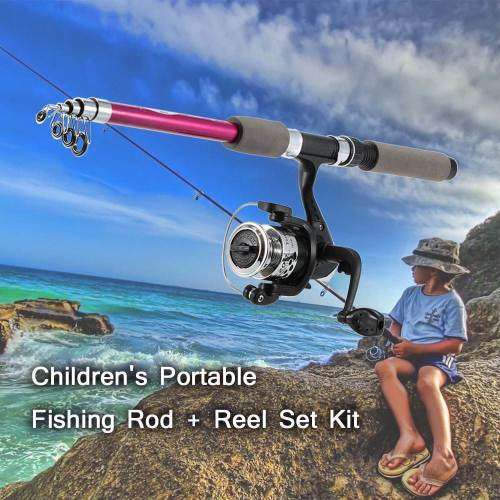 Fishing Rod Spinning Reel Combo Carp Feeder Rod Set Sea Telescopic Fish Bag
