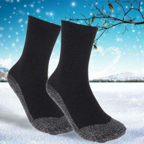 Hot Winter Warm Aluminized Fibers Below Socks Keep Feet Heat Insulation