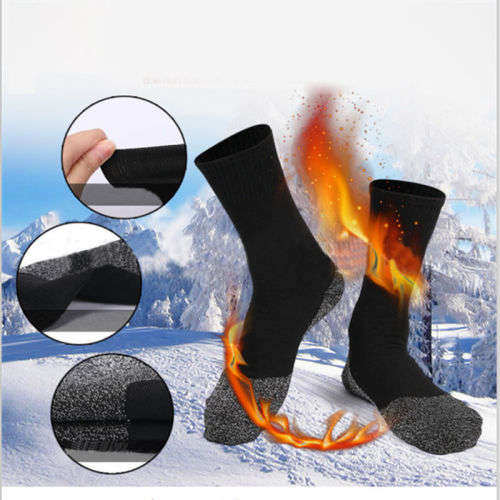 Hot Winter Warm Aluminized Fibers Below Socks Keep Feet Heat Insulation