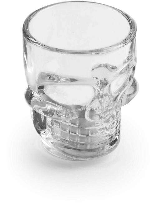 6 Skull Head Shot Glasses Glass Cup Crystal Whisky Vodka cup wine tequila jello