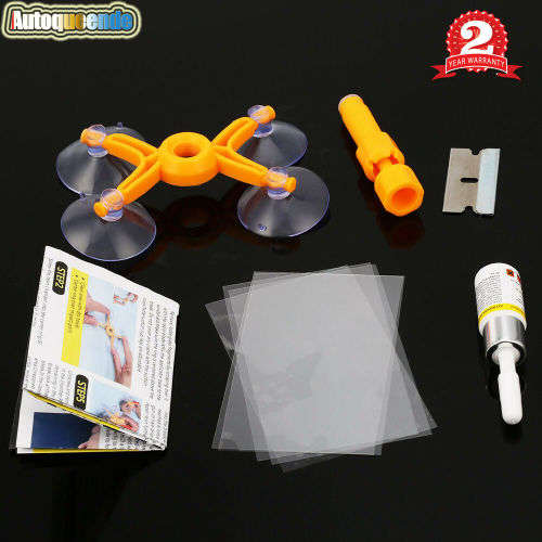 Windscreen Windshield Repair Tool Set DIY Car Kit Wind Glass For Chip Crack Fix