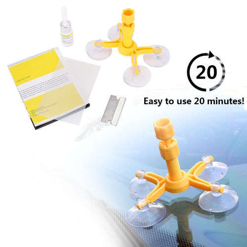 Windscreen Windshield Repair Tool Set DIY Car Kit Wind Glass For Chip Crack Fix