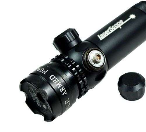 Tactical Red Dot Laser Sight Rifle Gun Scope Rail+Remote Switch Beam For Hunting