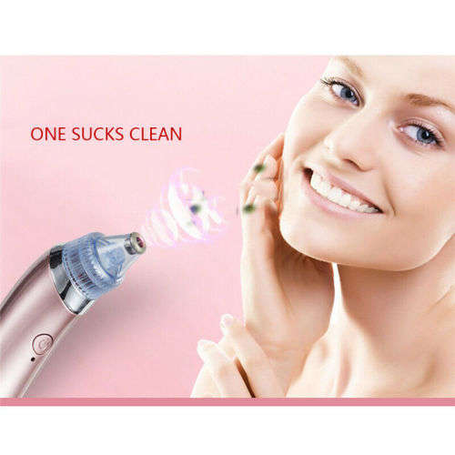 Electric Facial Cleaner Blackhead Vacum Meter Nose Pore Acne Suction Remover!