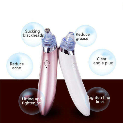 Electric Facial Cleaner Blackhead Vacum Meter Nose Pore Acne Suction Remover!