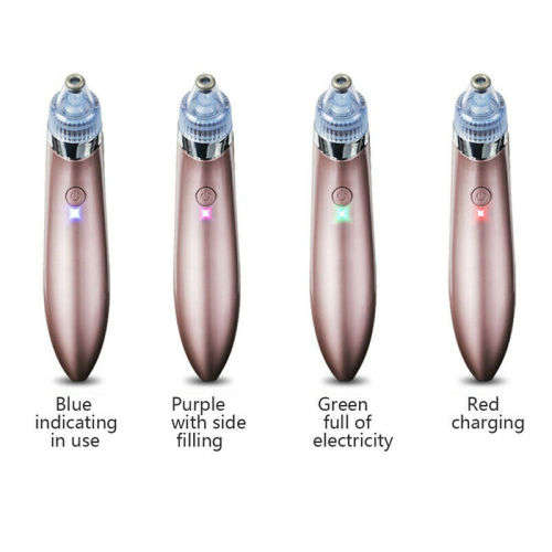 Electric Facial Cleaner Blackhead Vacum Meter Nose Pore Acne Suction Remover!