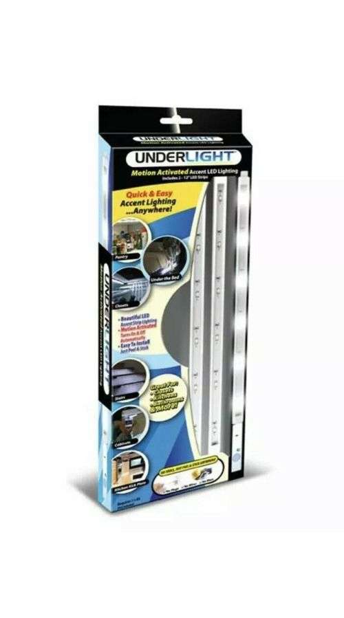 Underlight Wireless Motion Sensor Activated Accent Lighting 12" LED Strips
