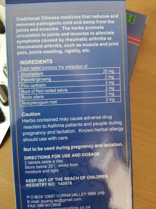 Muscle Joint Pain Tablets Arthritis