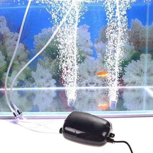 Aquarium Air Pump Mini Air Compressor Oxygen Pumps Fish Tank Water Accessories 3w