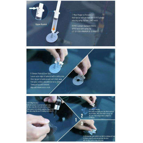 Car Auto Windscreen Windshield Repair Tool DIY Kit Wind Glass For Chip and Crack