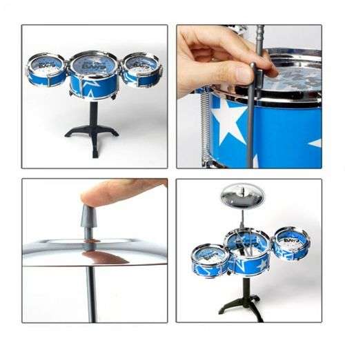 Jazz Drum Kids Early Education Toy Percussion Instrument Great Gift Children Kid 5+