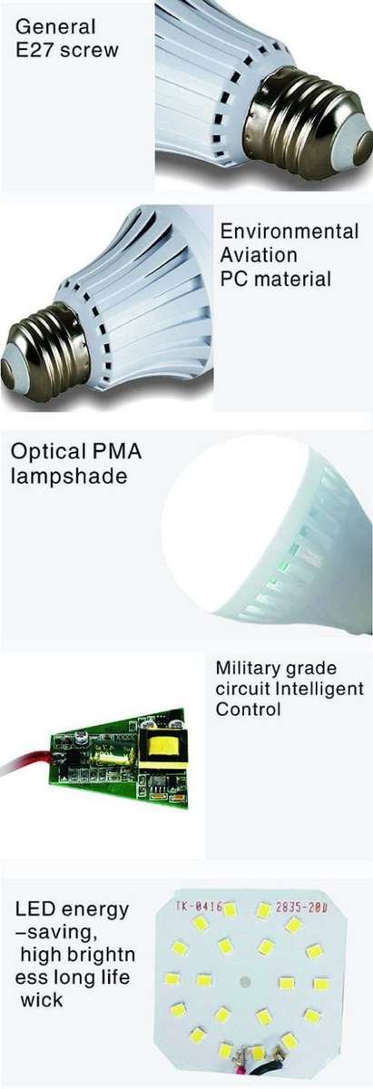 No More Load Shedding !!! Zisdom Emergenc LED Light Bulbs 9W-Bulbs Give You Another 2-4 Hrs Bright!!