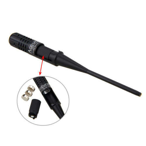 Hunting Red Dot Laser Bore Sight For Rifle Gun .22 to .50 Caliber Bore Sighter