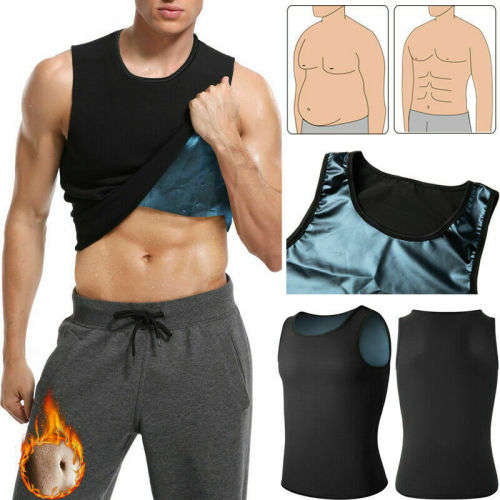 Sweat Polymer Sauna Vest Weight Loss Fitness Slimming Shaper  For man size 38`--44`(XL--XXL)