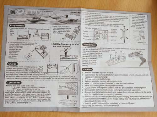 Seawing Racing Boat Remote Control Speedboat